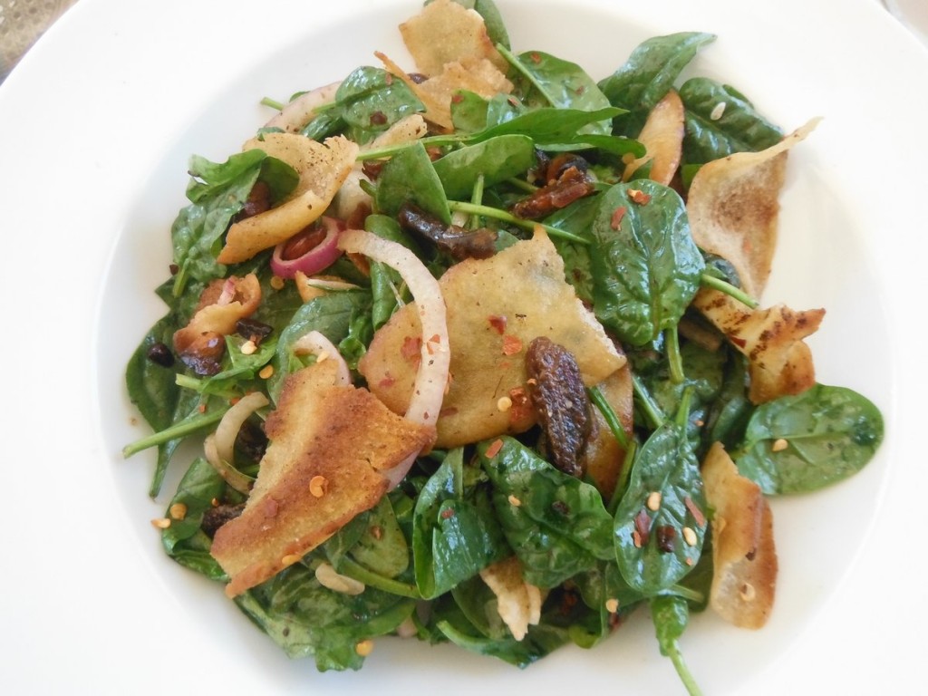 Spinach Salad with Dates and Almonds