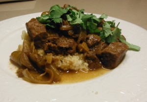 Lamb and Date Tajine in a Slow Cooker