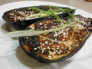 Caramelised Eggplants with Miso & Tahini