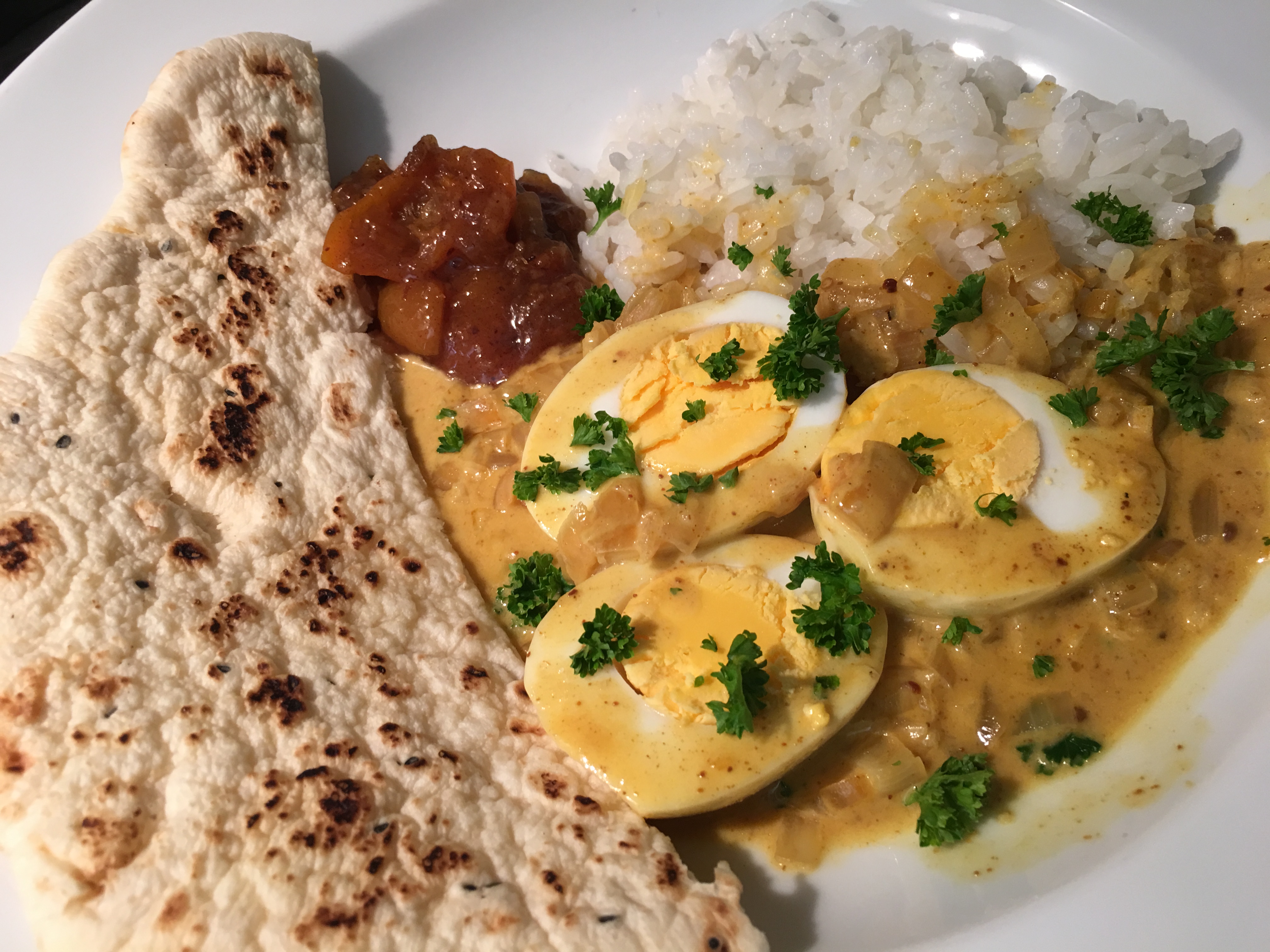 Curried Eggs
