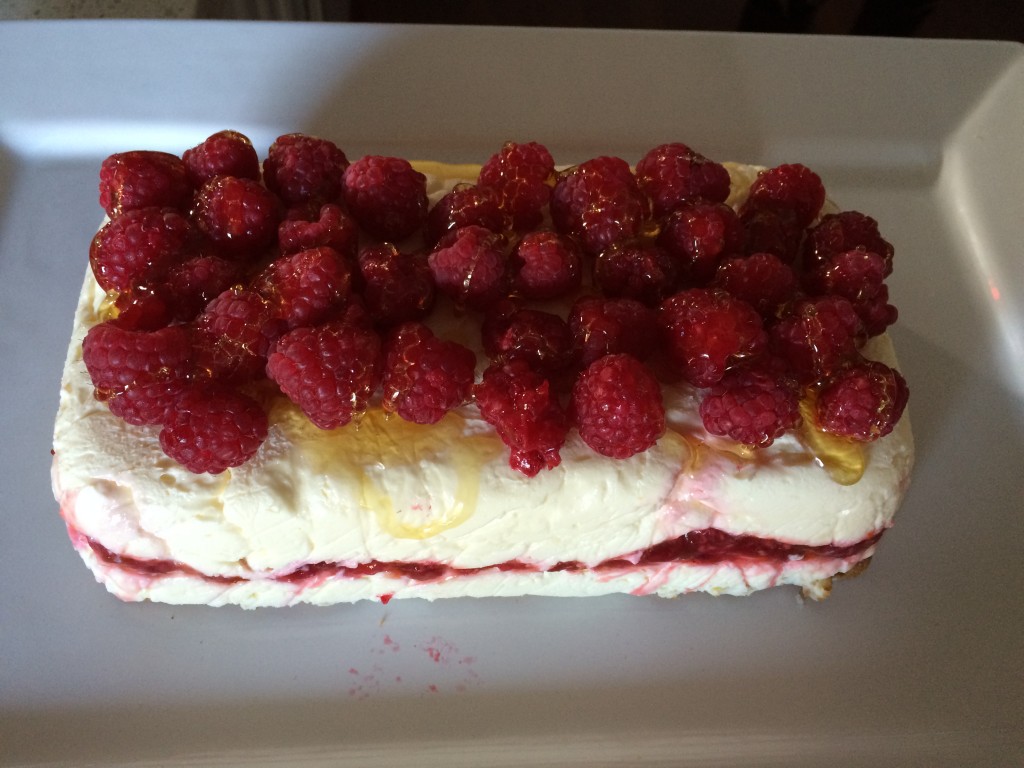 No-Bake Raspberry Cheesecake