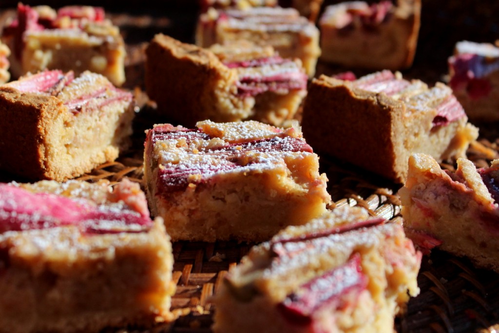 Dominique's Lemon Tart with Rhubarb