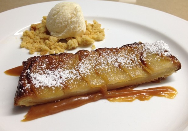 Matt Moran's Pear Tart with Caramel Sauce