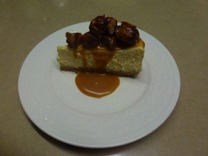 Salted Caramel and Macadamia Cheesecake