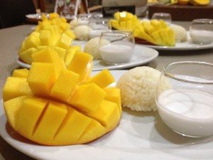 Chef Gogh's Mango with Sticky Rice & Coconut Milk