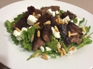 Greek-Style Lamb with Rocket Salad