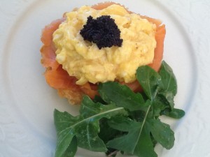 Smoked Salmon and Scrambled Egg Tartlets