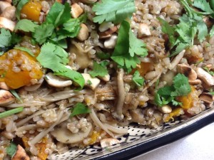 Barley & Quinoa with Pumpkin & Mushrooms