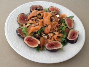 Figs with Smoked Salmon