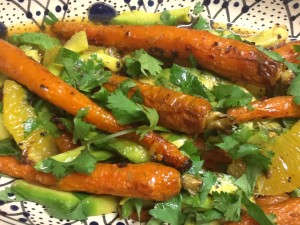 Carrot Avocado and Orange Salad