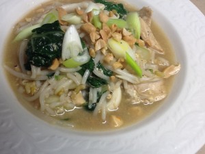 Chicken and Squid with Rice Noodles