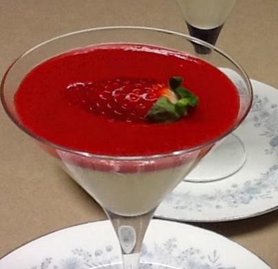 Strawberry Panna Cotta