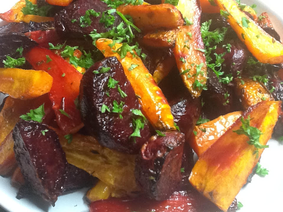 Roast Carrots and Beets