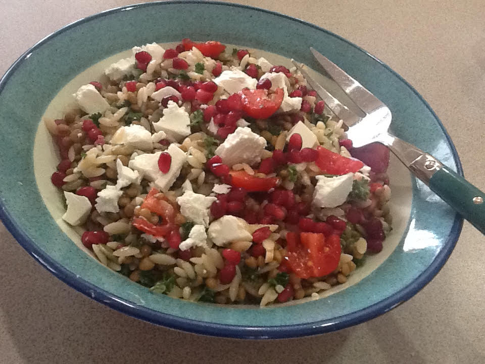 Pomegranate, Parsley and Risoni Salad