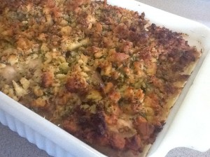 Chicken and Leek Gratin