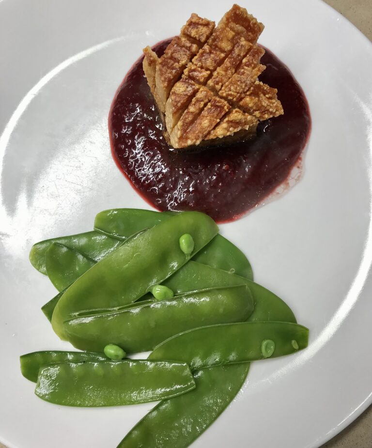 Roast Pork Belly with Plum Sauce